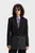 Женский черный жакет KLJ MIXED MATERIAL BLAZER