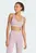 Жіночий бузковий топ adidas All Me Essentials Medium Support