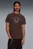 Мужская коричневая футболка Graphic Retro Washed Tee Men