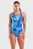 Женский синий купальник DEPTH SWIMSUIT V BACK