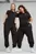 Женские черные спортивные брюки ESS Small No. 1 Logo Comfort High-Waist Sweatpants Women