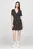 Жіноча чорна сукня з візерунком TJW FLORAL RUFFLE WRAP DRESS