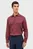 Мужская бордовая рубашка MODERN FIT