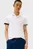 Чоловіче біле поло FLAG CUFF SLIM FIT