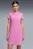 Женское розовое платье ESS Small No. 1 Logo Slim Dress Women