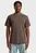 Чоловіча коричнева футболка GS-01 washed