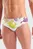 Мужские белые плавки с узором IN THE WILD SWIM BRIEFS