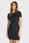 Жіноча темно-сіра сукня WASHED WOVEN LABEL RIB DRESS