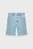 Мужские голубые джинсовые шорты slim