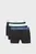 Мужские черные боксеры (3 шт) RELAXED FIT TRUNK 3PK
