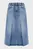 Жіноча синя джинсова спідниця KLJ MR DENIM PLEAT MIDI SKIRT