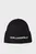 Жіноча чорна вовняна шапка K ESSENTIAL BEANIE