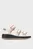 Женские белые кожаные сандалии Grandprø Daylin Wedge Triple