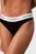 Женские черные трусики THONG
