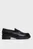 Жіночі чорні шкіряні лофери RUBBER SOLE LOAFER W/HW