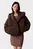 Жіноча коричнева куртка BLANKET JACKET