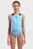 Детский голубой купальник с узором MULTI COLOURS SWIMSUIT V BACK