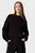 Женский черный свитер LOGO INTARSIA REGULAR