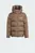 Детская коричневая куртка 3 STRIPES SYNTHETIC DOWN