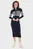 Жіноча темно-синя сукня TJW STRIPE MIDI