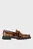 Мужские коричневые кожаные лоферы American Classics Bit Loafer