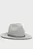 Жіночий сірий вовняний капелюх TH MONOGRAM FEDORA HAT
