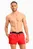 Чоловічі червоні плавальні шорти  PUMA Swim Men Logo Short Length Swim Shorts