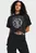 Женская черная футболка UA HW Dusk to Dawn Crop SS