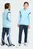 Детские темно-синие спортивные брюки House of Tiro Colors of Football High Waisted Wide Leg