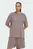 Женская коричневая футболка Essentials Linear Boyfriend Oversized Washed