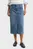 Жіноча синя джинсова спідниця MIDI DENIM SKIRT