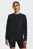 Жіночий чорний світшот UA Crop Terry LS BTG
