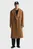 Мужское коричневое шерстяное пальто OVERSIZED DB WOOL COAT