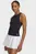 Женская черная майка Motion High Neck Tank