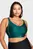 Женский зеленый топ UA Infinity Low 2.0 Strap Bra