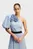 Жіноча блакитна блуза FLOWER ONE SHOULDER BLOUSE