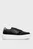 Женские черные кожаные сникерсы CUPSOLE LACE UP