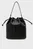 Женская черная сумка BOLD LARGE BUCKET BAG