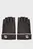Жіночі чорні шкіряні мітенки K IKONIK 2.0 PIN FL GLOVES