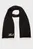 Жіночий чорний шарф K SIGNATURE KNIT SCARF