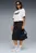 Женская черная юбка HER Comfort Woven High-Waist Skirt Women