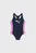 Дитячий темно-синій купальник PUMA Girls' Swimsuit