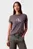 Женская серая футболка SS SEQUIN CK GRAPHIC TEE