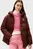 Жіноча коричнева куртка HOODED