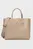 Женская бежевая сумка TH DISTINCT SATCHEL