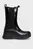 Женские черные кожаные челси PITCHED CHELSEA BOOT