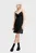Женское черное платье KLJ SATIN LACE DRESS
