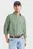 Мужская зеленая льняная рубашка REG GMNT DYED LINEN SHIRT