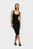 Женское черное платье KNIT BODYCON DRESS