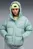 Женский мятный пуховик Hooded Down Puffer Jacket Women